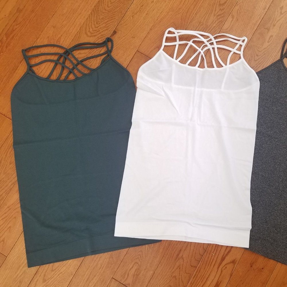 Strappy tank - Dark green